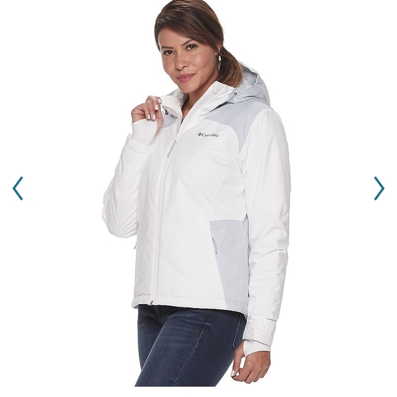 Columbia Jackets \u0026 Coats | Women's Columbia Tipton Peak Omni- Tech Insulated Jacket | Color: Gray/White | Size: XXL | Ssaucedo0219's Closet